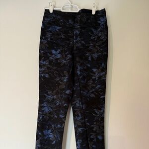Carmen Marc Valvo Floral Print Pants